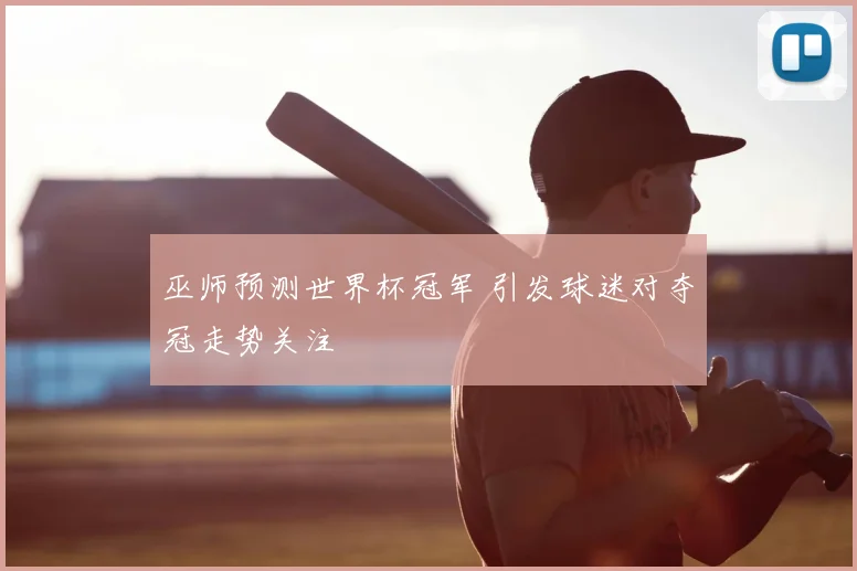 巫师预测世界杯冠军 引发球迷对夺冠走势关注